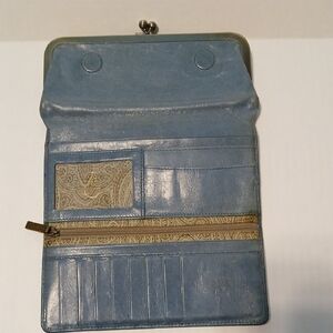HOBO blue Leather Women's Wallet